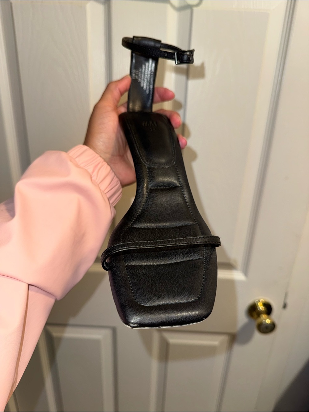 H&M Black Padded Belt Bag